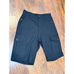 LRG Mens RC Cargo Shorts Lightweight sz 28 stone washed 100% cotton ripstop NWOT